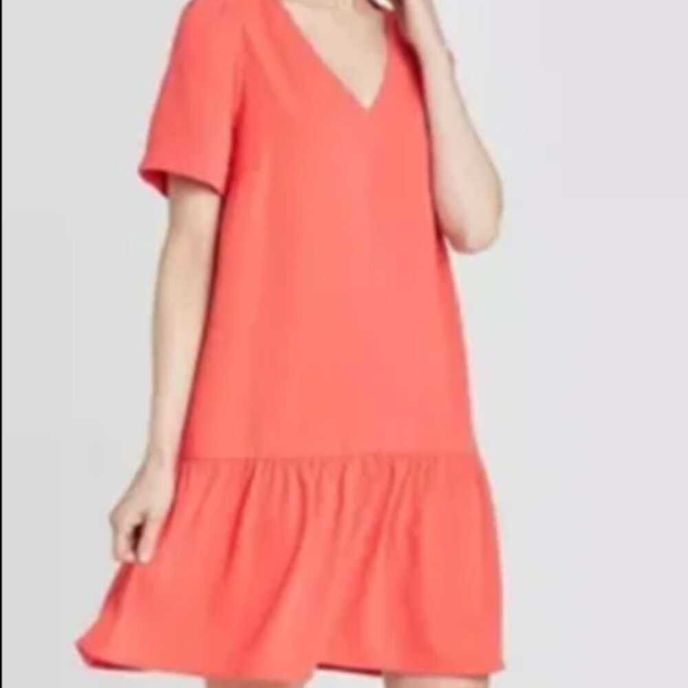 Ruffle Hem Dress